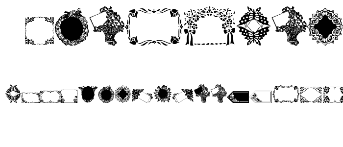 WWFloralGreetings font