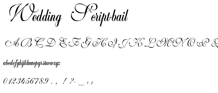 Wedding_Script Bail font
