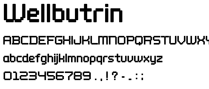 Wellbutrin font