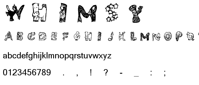 Whimsy font