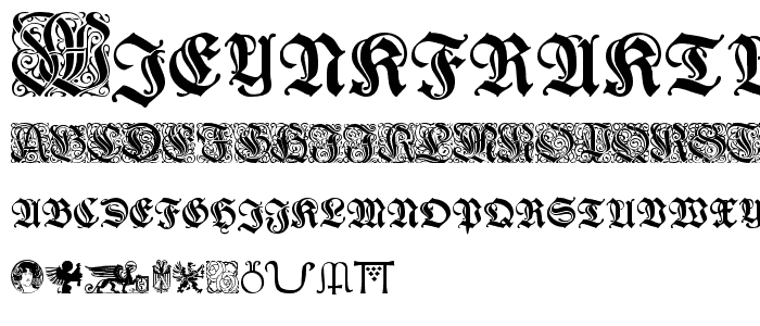 WieynkFrakturInitialen font