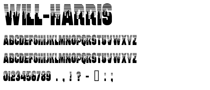 Will-Harris font