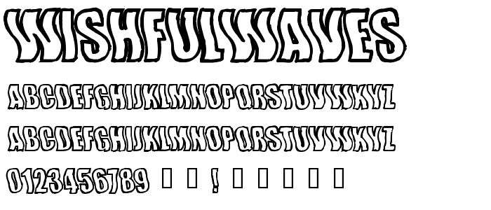 WishfulWaves font