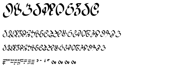 WizardSpeak font