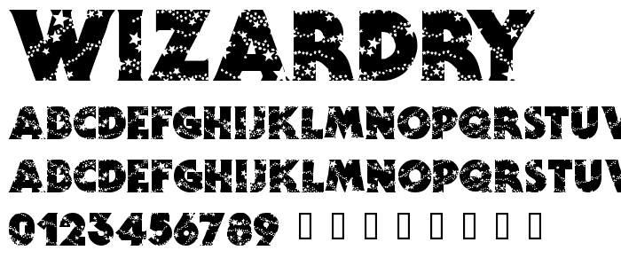 Wizardry font