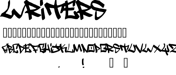 Writers font