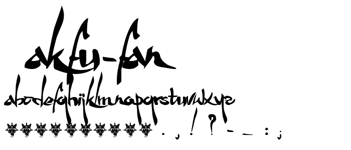 wakfu fan font
