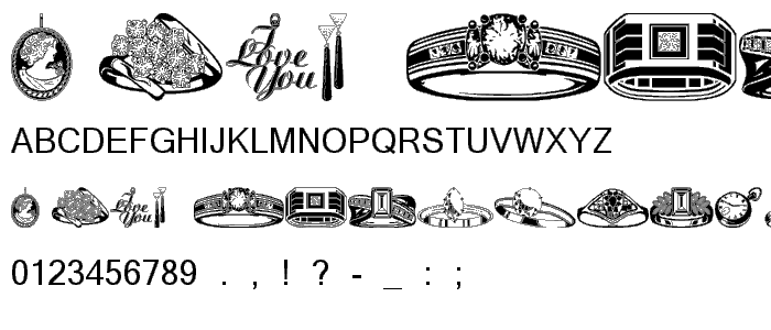 wmjewelry font