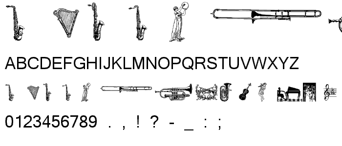 wmmusic2 font