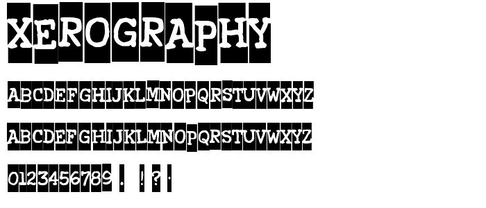 Xerography police