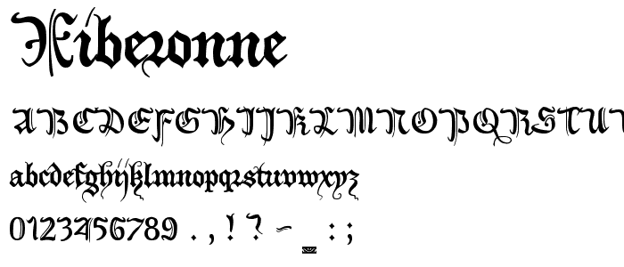 XiBeronne font