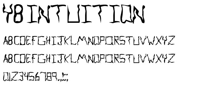 YB Intuition font