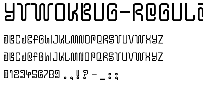 YTwoKBug-Regular font