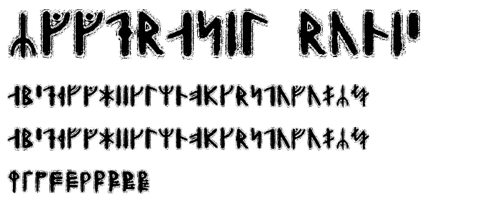 Yggdrasil Runic font