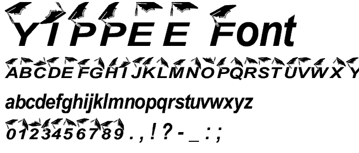 Yippee!!! font