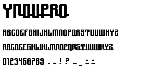 YnduPro font