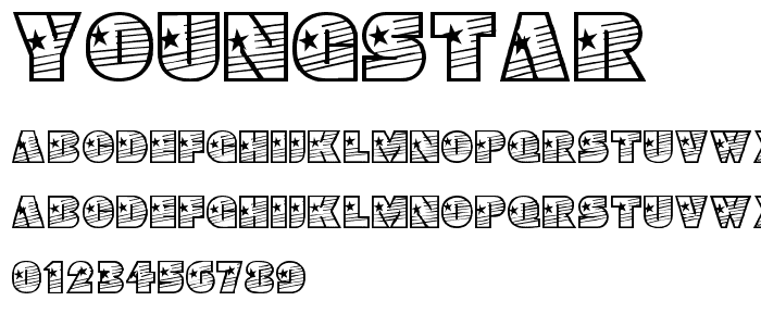 YoungStar font