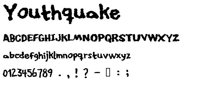 Youthquake font