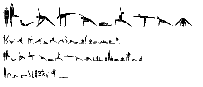 yoga font