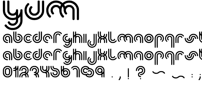 yum font