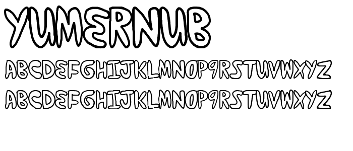 yumernub font