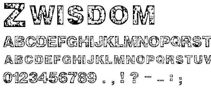 ZWISDOM font