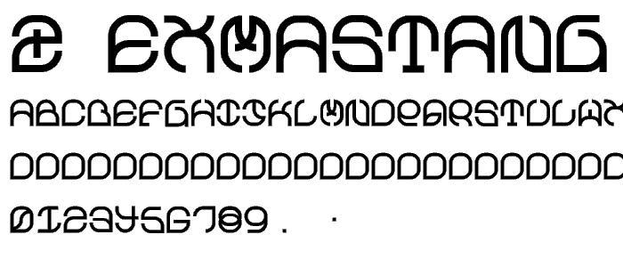 Z_exMastang font