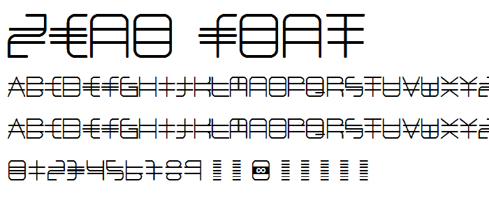 Zeno font