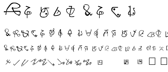 Zentraedi font
