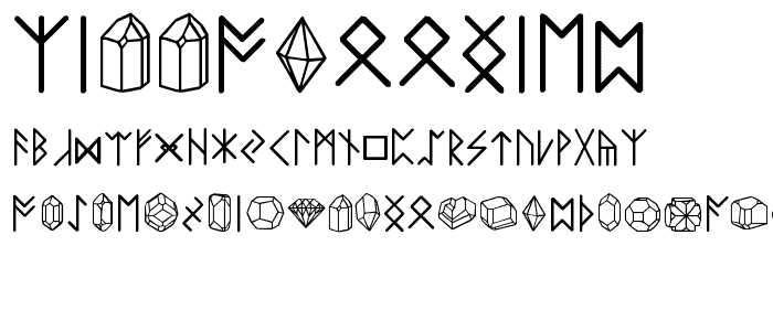 Zillaroonies font