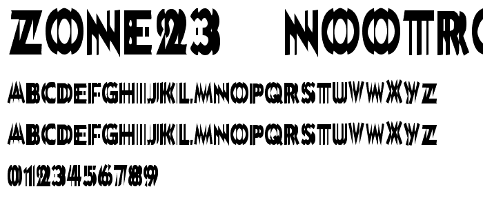 Zone23_nootropics font