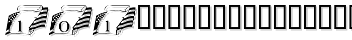 Preview of 101%21%20We%20the%20People font