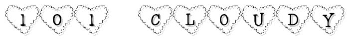 101%21%20Cloudy%20HeartZ font