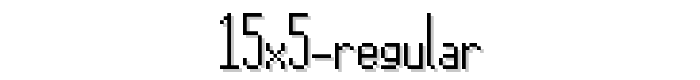 15x5%20Regular font