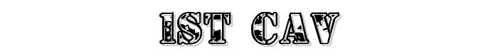 1st%20Cav font