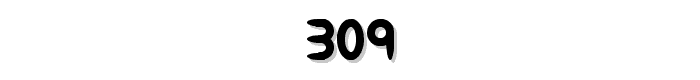 309 font