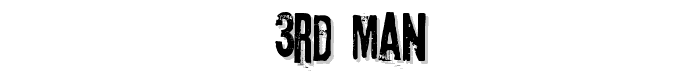 3rd%20Man font