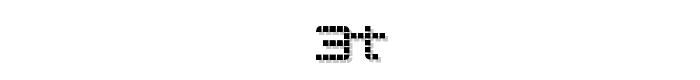 3t font