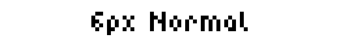 6px Normal font
