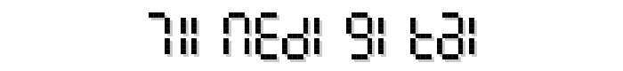 7LineDigital font