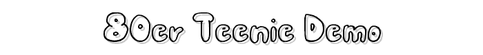 80er%20Teenie%20Demo font