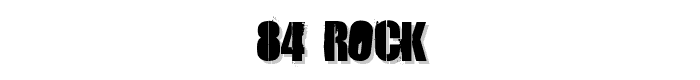 84%20Rock font