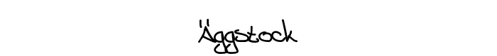 Äggstock font