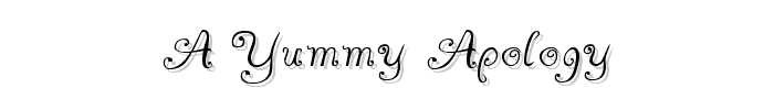 A%20Yummy%20Apology font