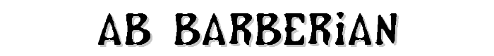 AB Barberian font
