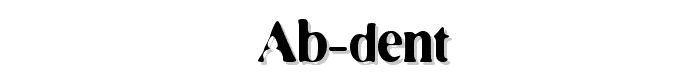 AB%20Dent font