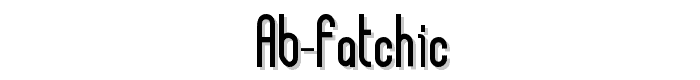 AB FatChic font