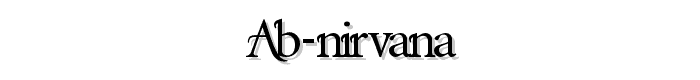 AB Nirvana font