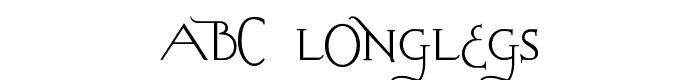 ABC-LongLegs font