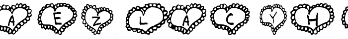 AEZ%20Lacy%20Hearts font